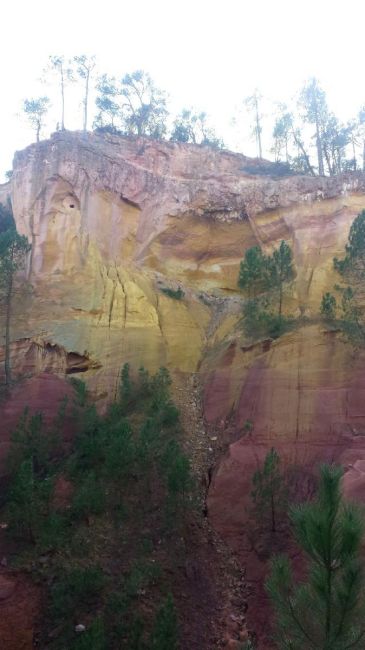 Les carrières d'ocre, exploitées depuis l'Antiquité