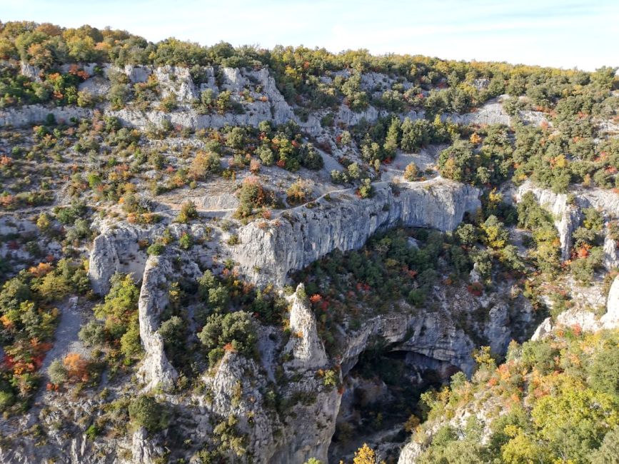 Le canyon d'Opedette