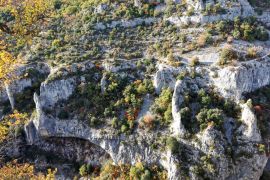 Les rochers des Gorges d'Oppedette